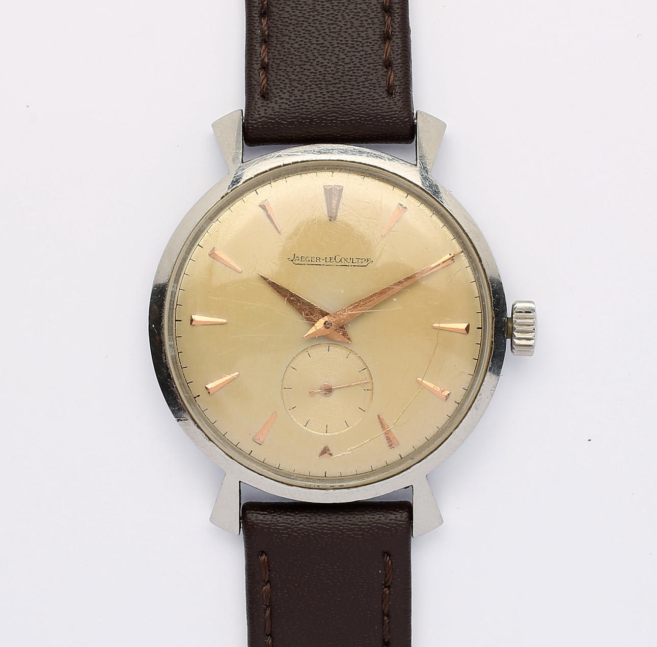 ARMBANDSUR, stål, Jaeger-Le Coultre, 1900-talets andra hälft.