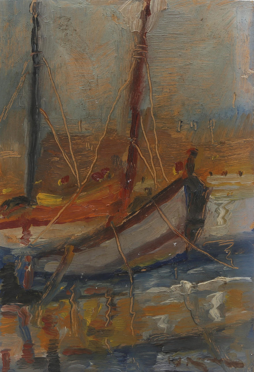 CATALAN SCHOOL, EARLY 20TH CENTURY. Ships.