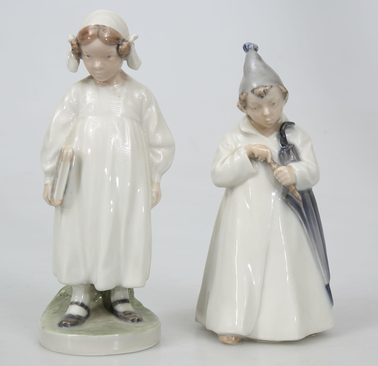 FIGURINER, porslin, 2 stycken, Kunglig Dansk.