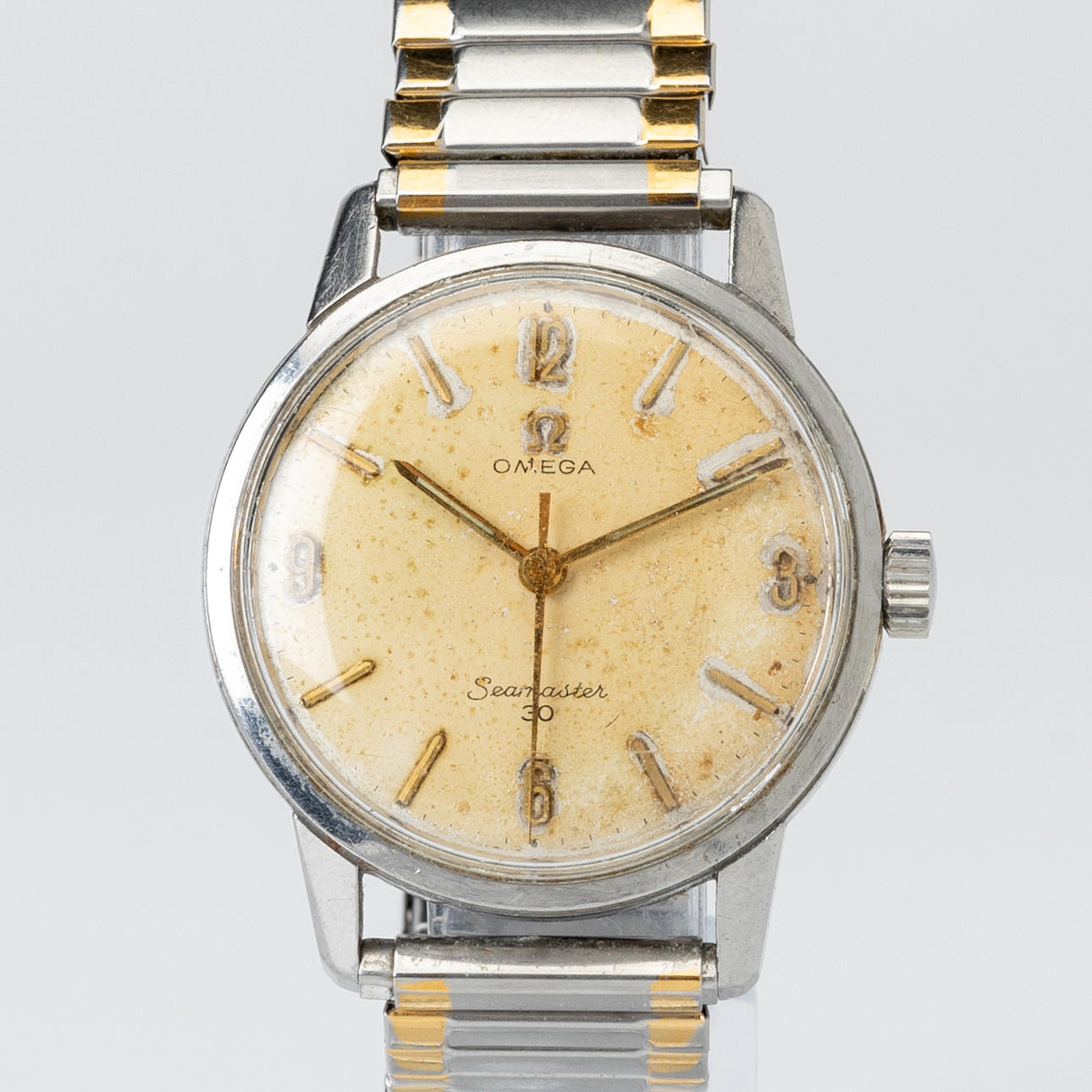 OMEGA. Seamaster 30, armbandsur, manuell, cal. 286, stål, ca 1963 ...