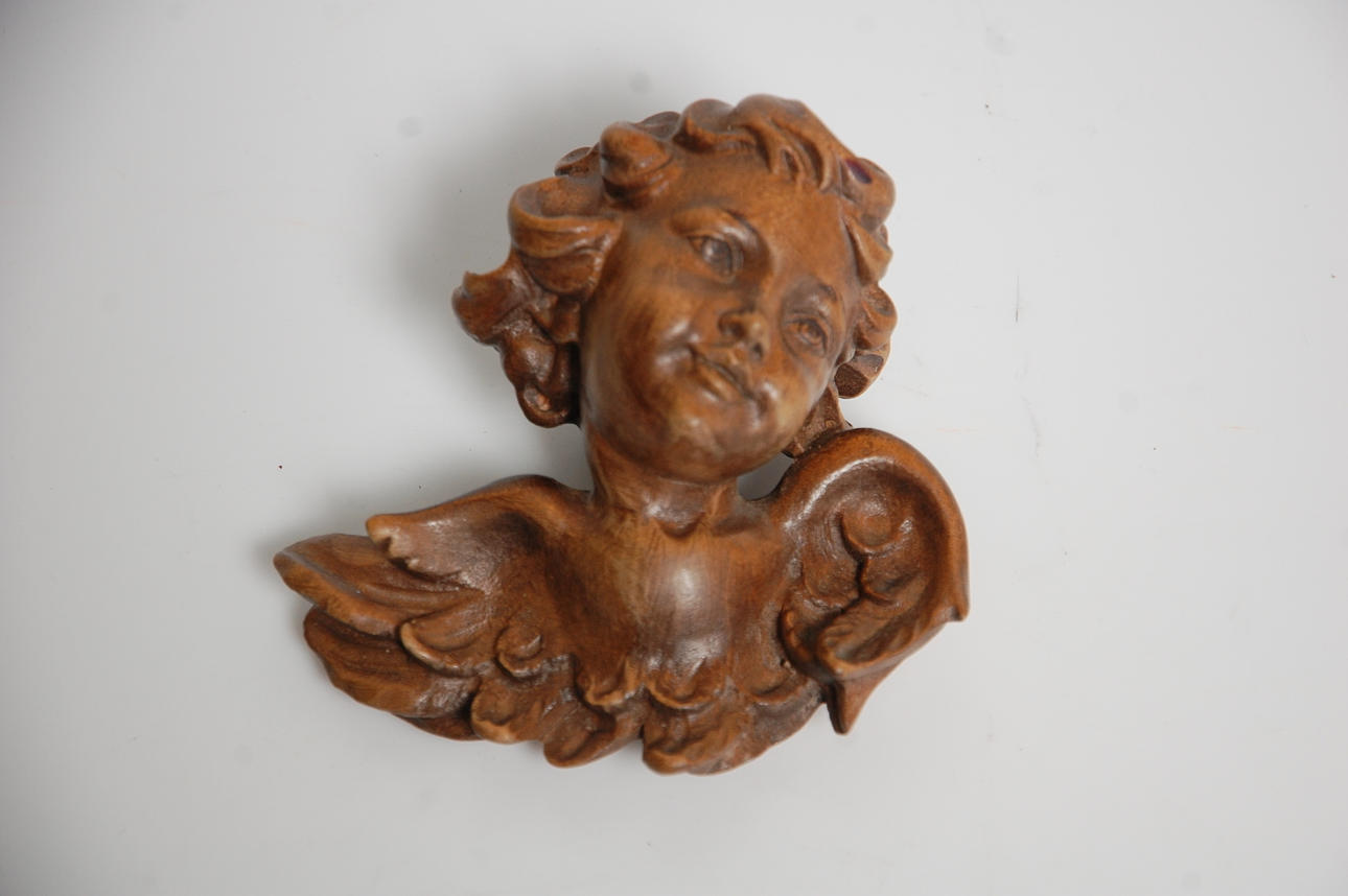 DEKORELEMENT, träskuret 1900 tal.