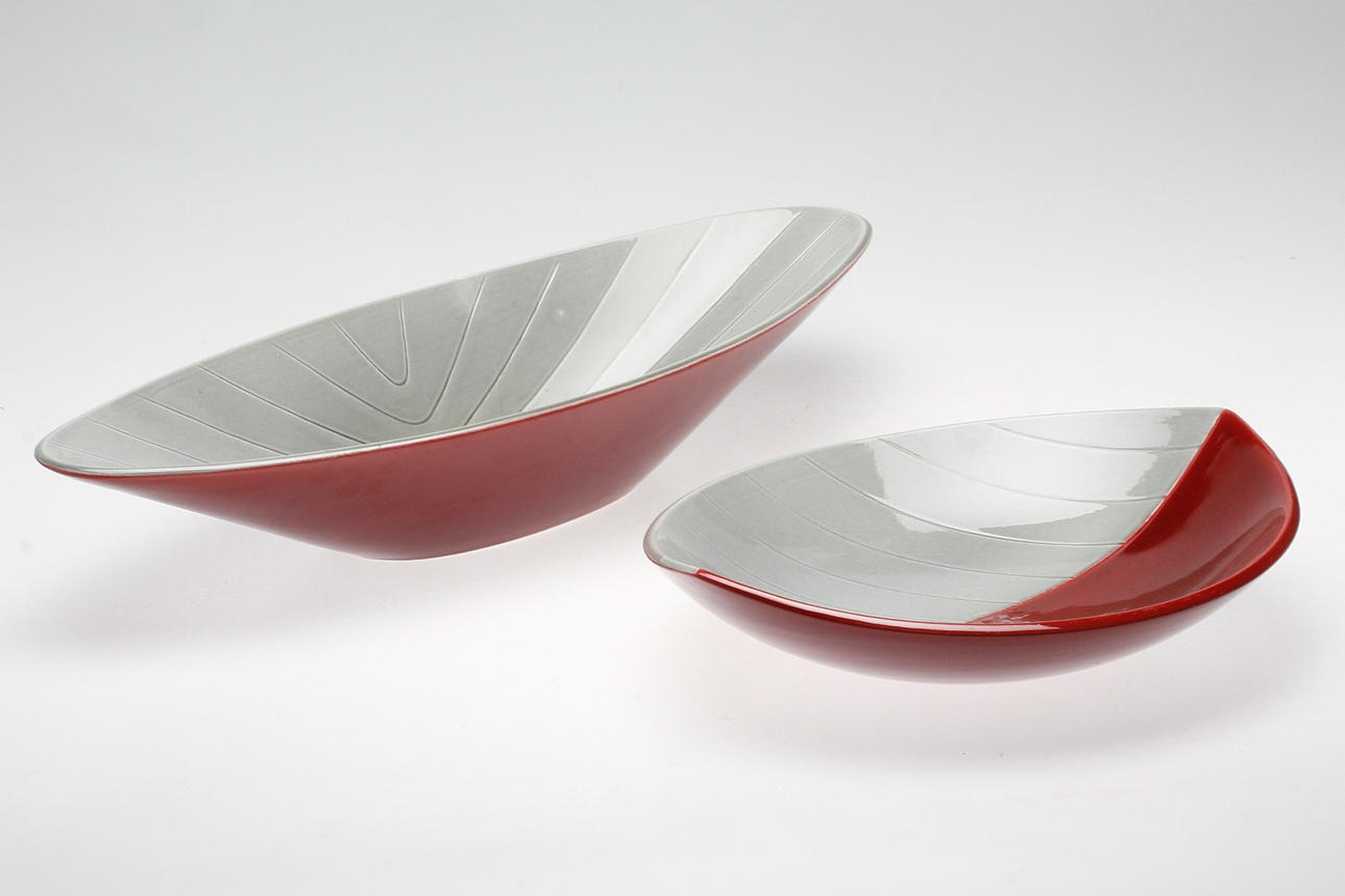 FAT samt SKÅL Stengods, "California", Carl-Harry Stålhane, Rörstrand.