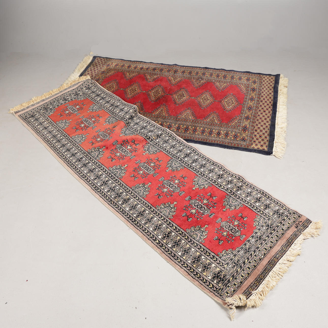 TWO PERSIAN RUGS (2).