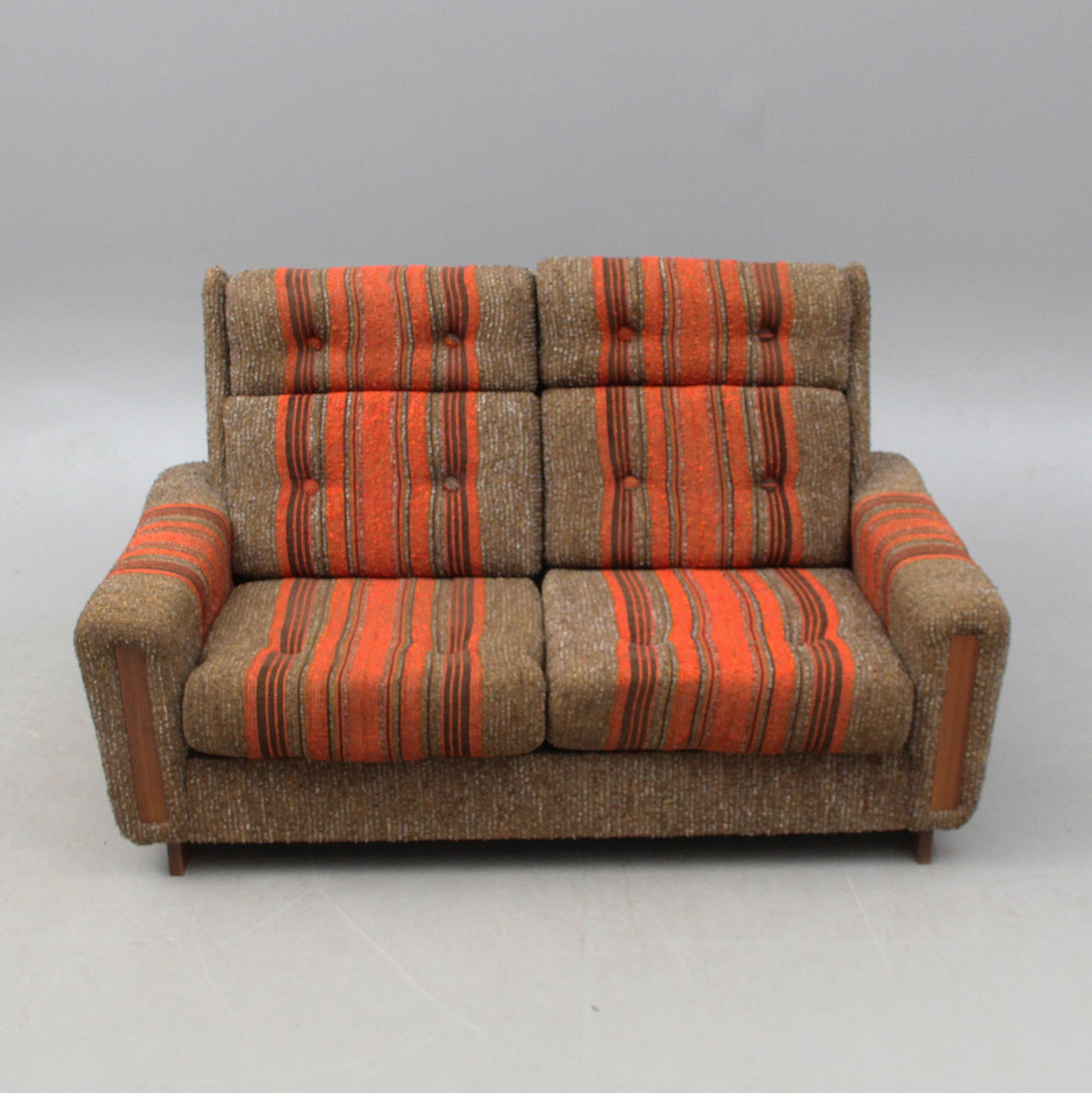 SOFFA, textil klädsel, ca 1970.