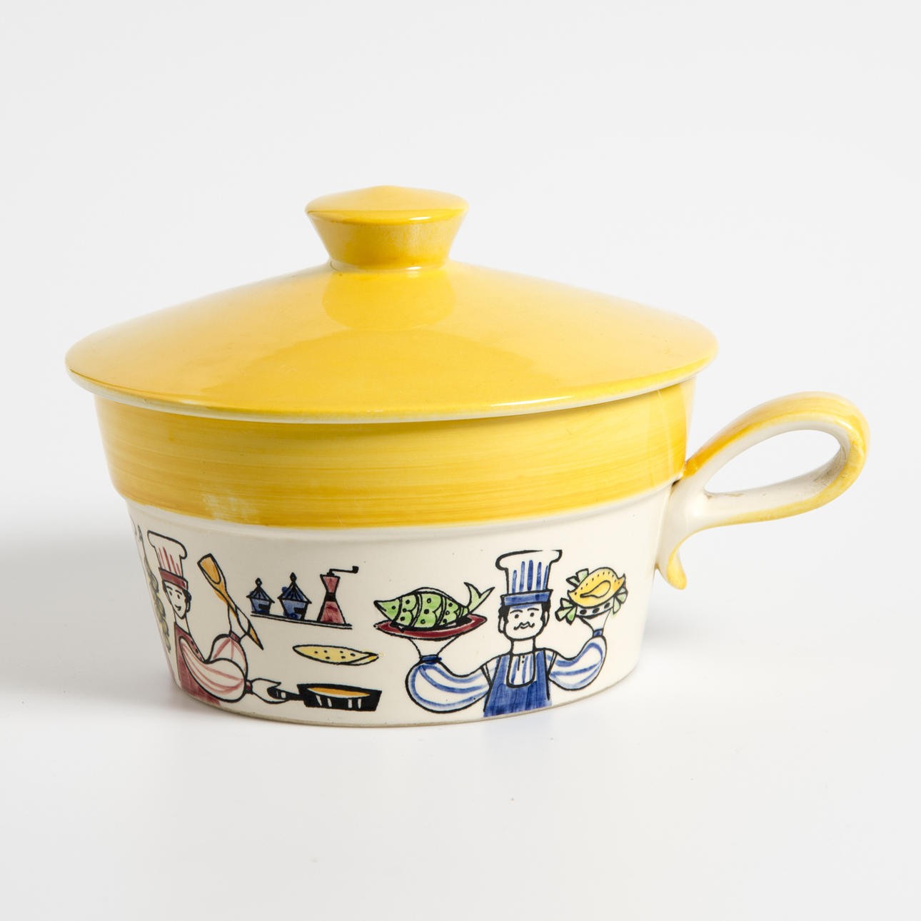 KAROTT, porslin, "Vår lilla stad", Anita Nylund, JIE.