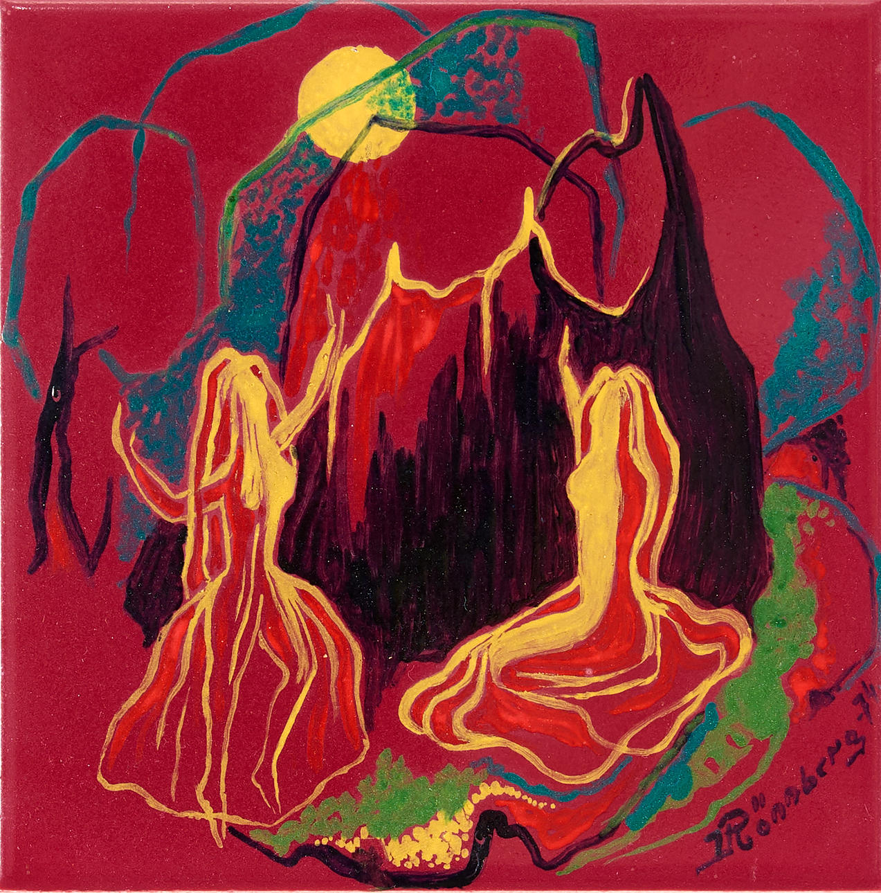 IVAR RÖNNBERG. “Under the evening moon”.