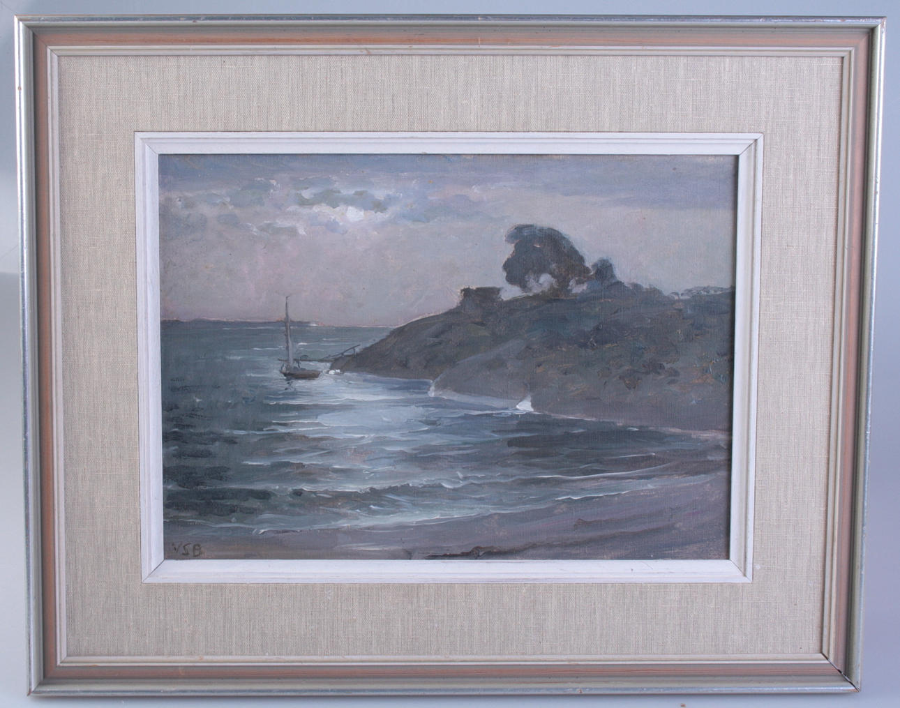 VENNY SOLDAN-BROFELDT. olja på , "Månsken", signerad.