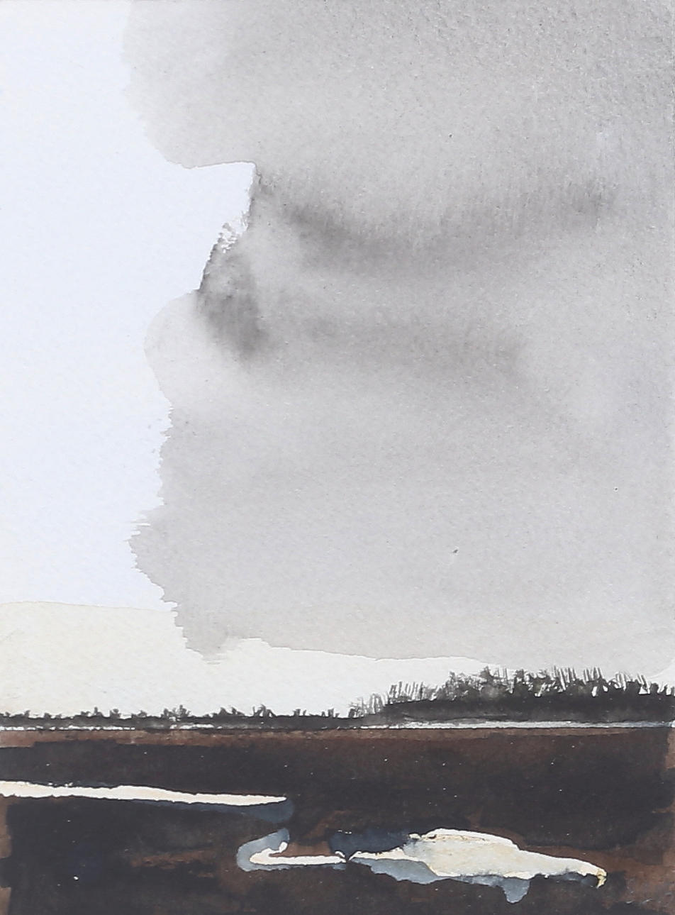 ELISABETH LINDSTEDT. “Landscape”, watercolour, monogram signed, dated 05.