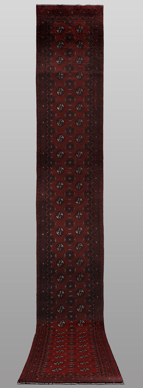 ORIENT CARPET. Afghan gallery model, 570 x 76 cm.