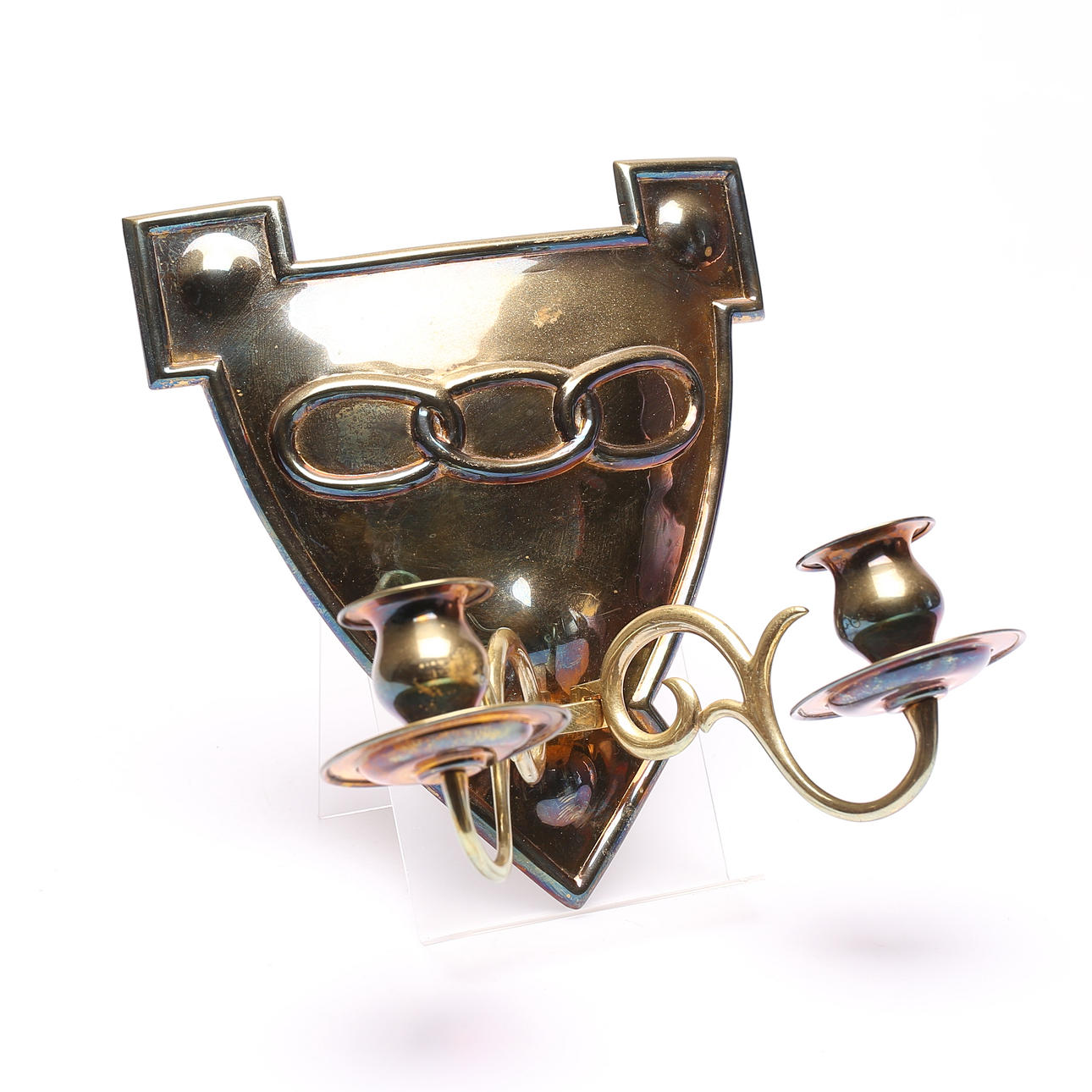 LJUSLAMPETT, mässing, 1900-tal.