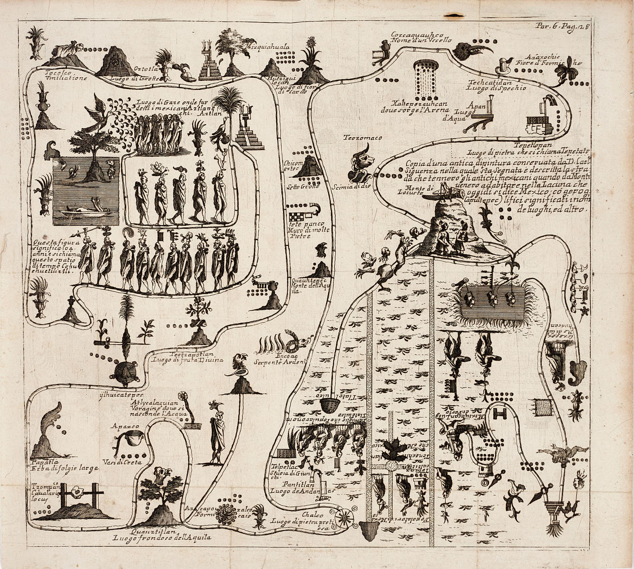 MEXICO, två gravyrer, 1700-tal.