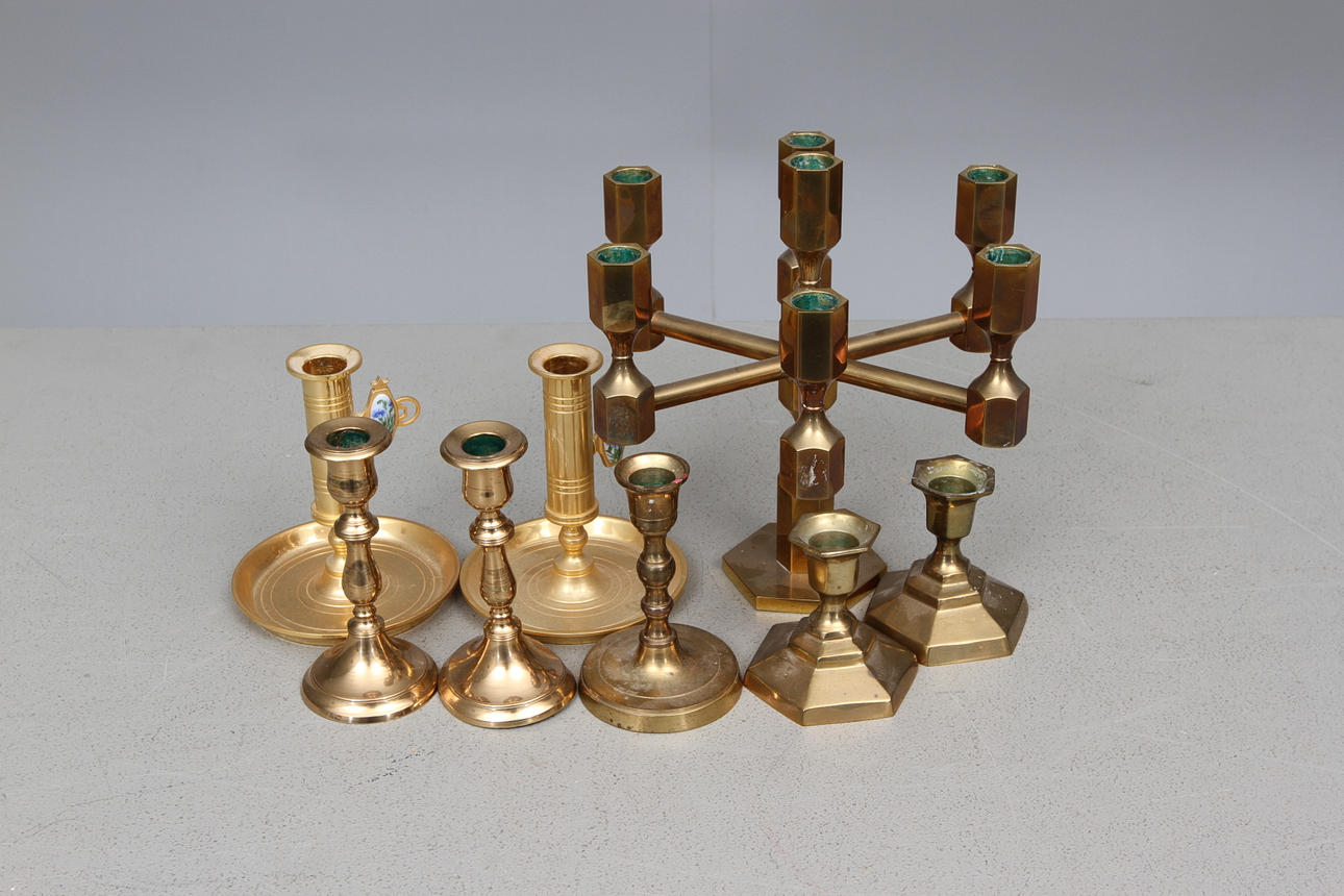 LJUSSTAKAR, 8 st bl.a. Gusum.