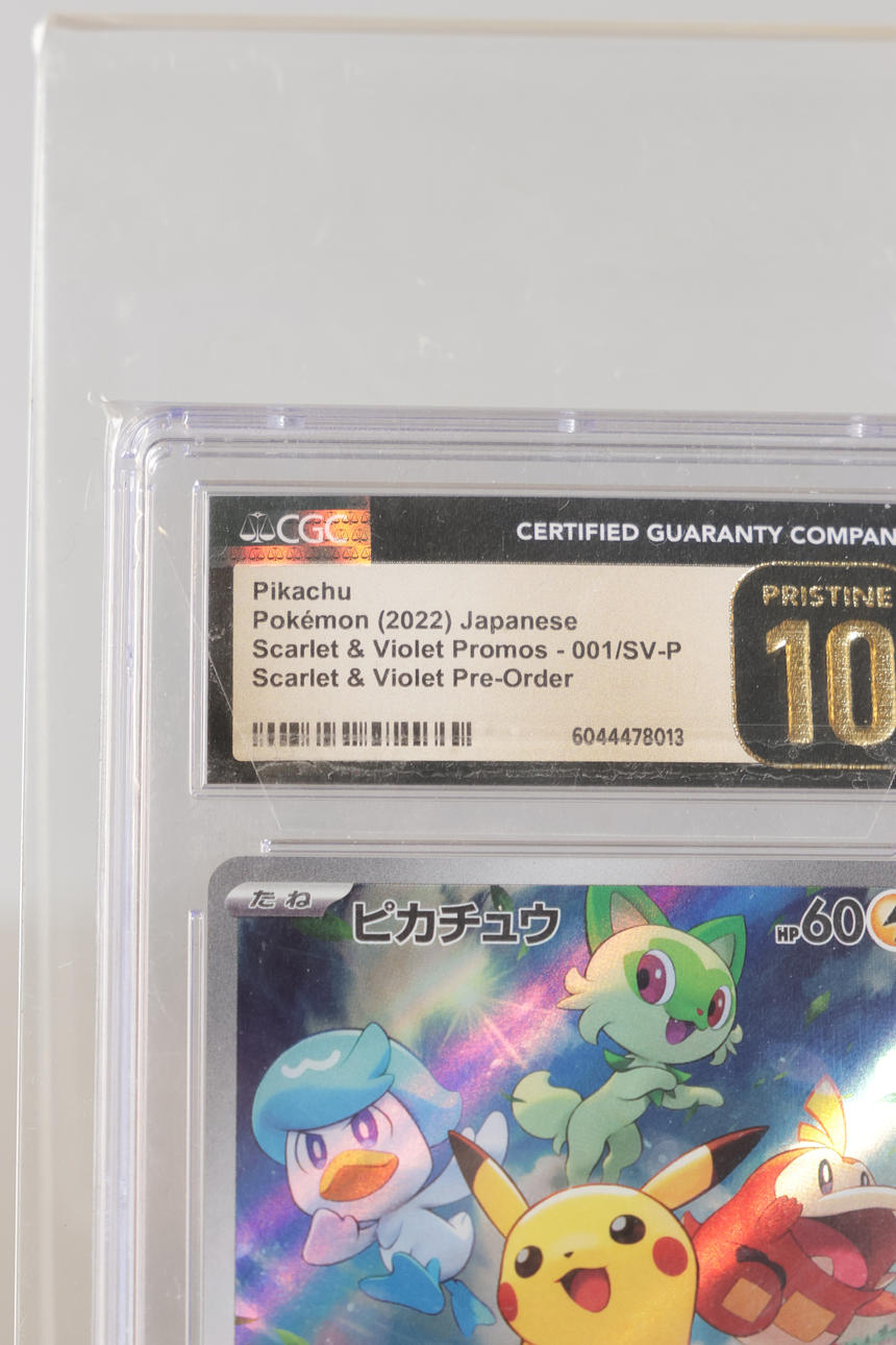 POKÉMON. Pikachu, Pokemon 2022. Japonais. CGC. Pristine 10. Promo