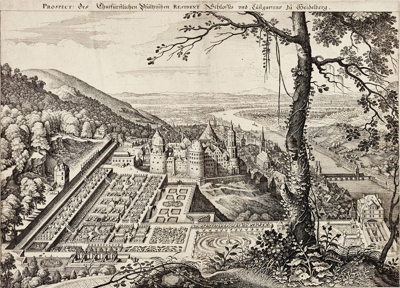 MERIAN, Heidelberg, 1638.