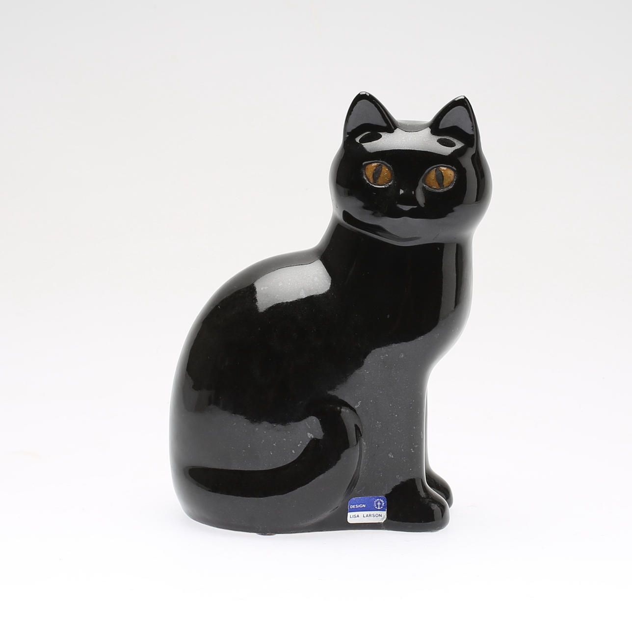 LISA LARSON. stengods, figur, "Murre Midi", Gustavsberg, signerad.