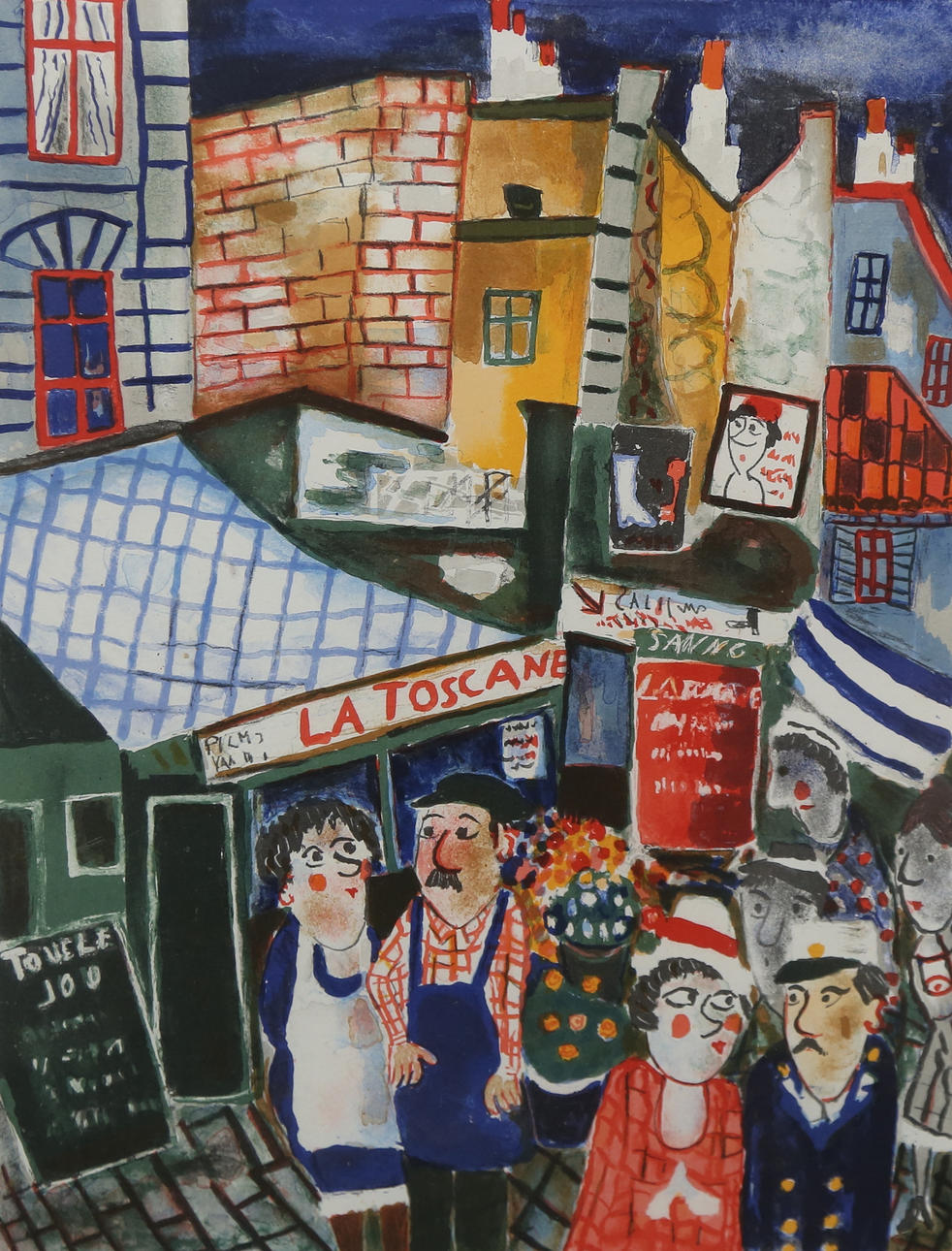 SVEN LIDBERG. Lithograph, signed and numbered 51/270.