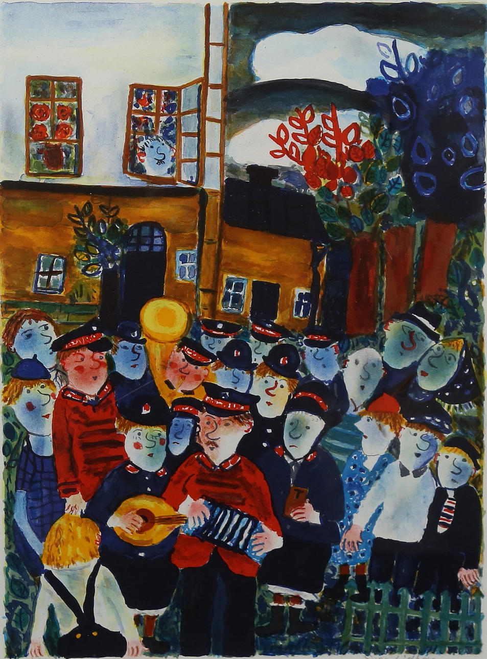 SVEN LIDBERG. Lithograph, signed and numbered 238/280.