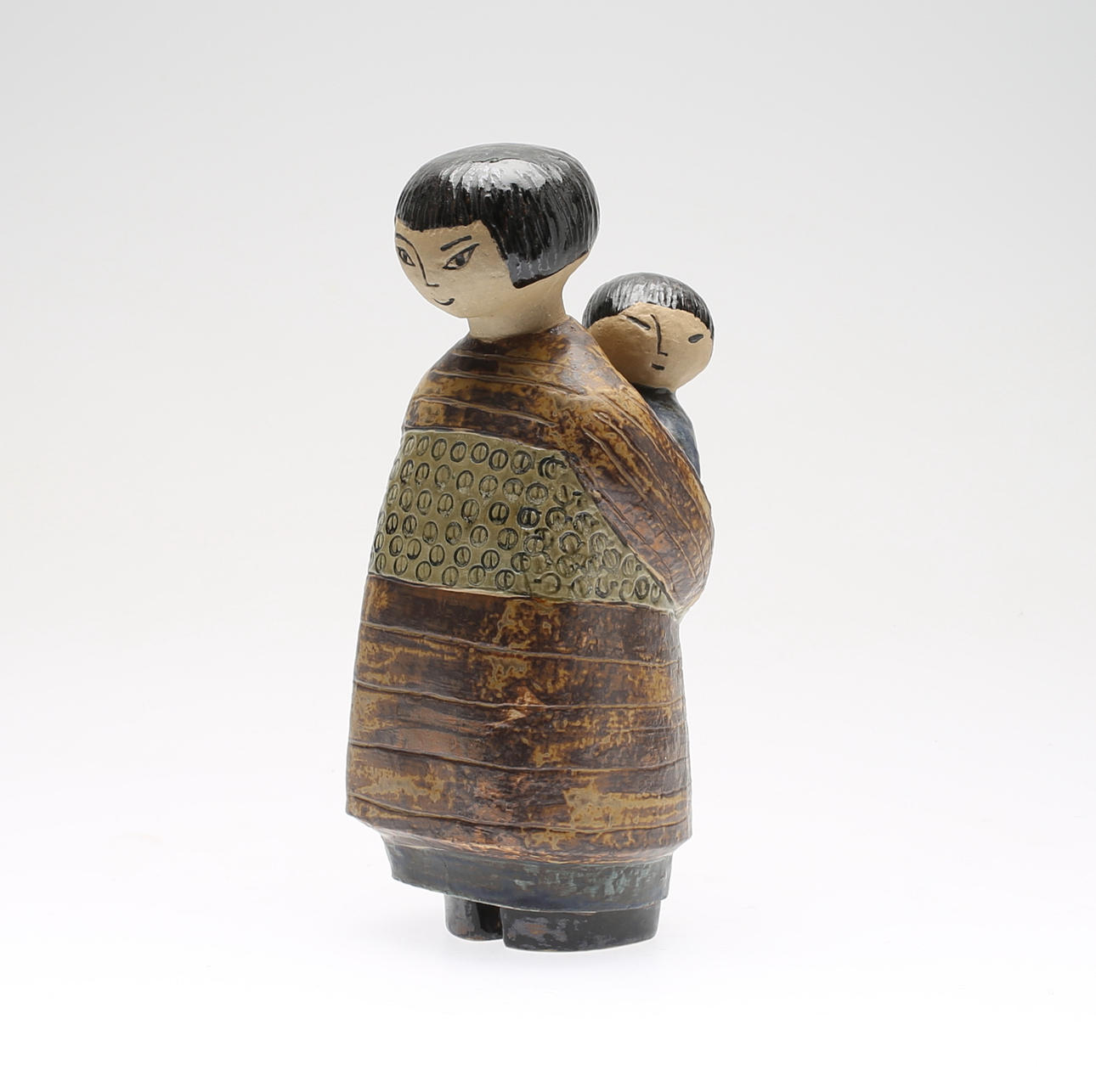 LISA LARSON. stengods, figur, "Japanska", Gustavsberg.