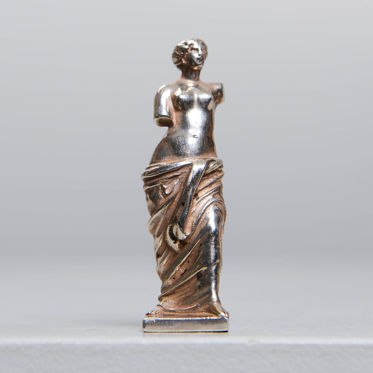 SEAL STAMP, Venus de Milo, silver, 1896.