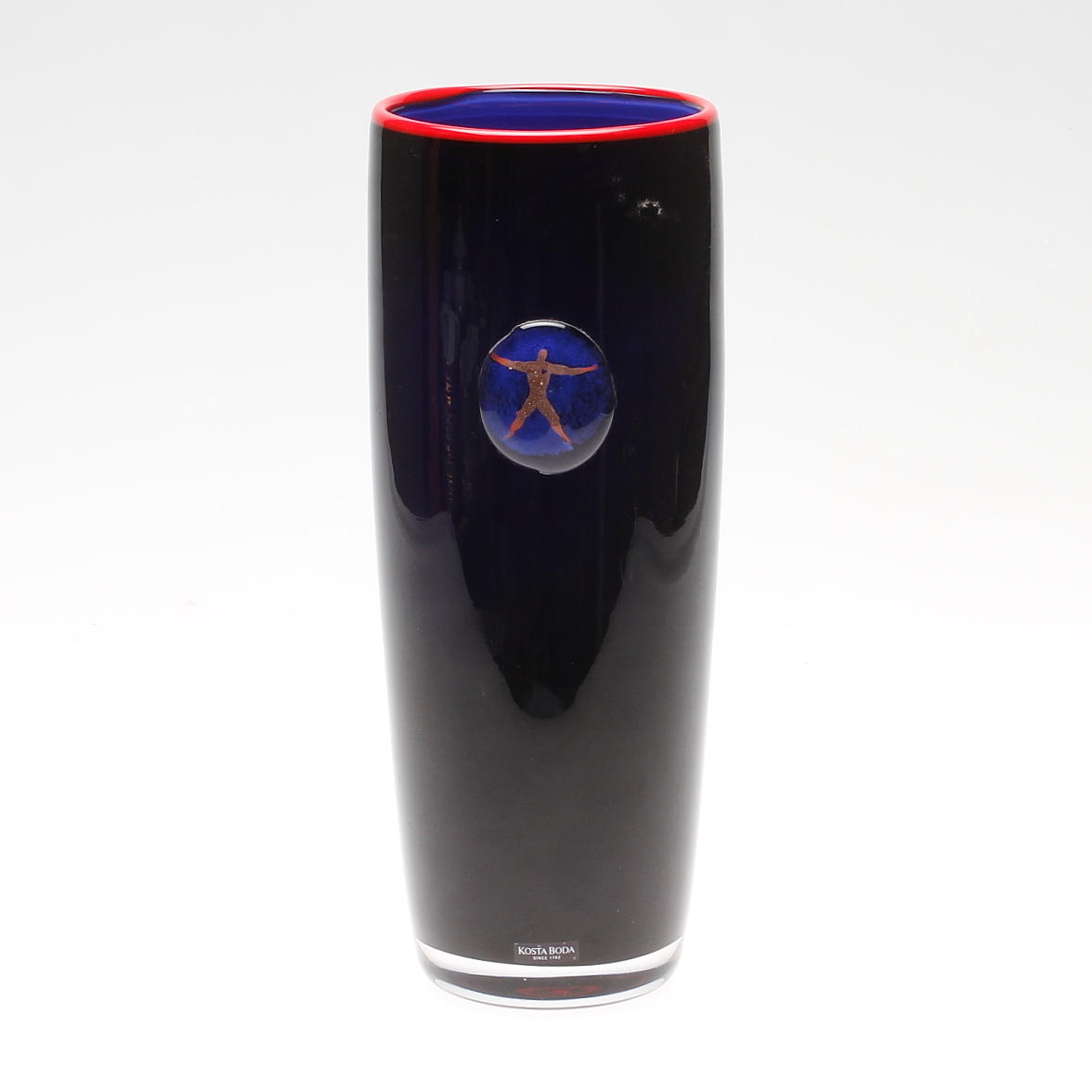 VAS, glas, "Jupiter", Bertil Vallien, Kosta Boda, signerad.