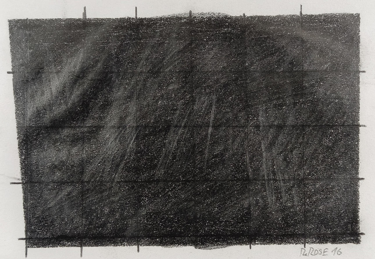 ROSE, ROLF. Untitled, 2016, graphite drawing on paper.