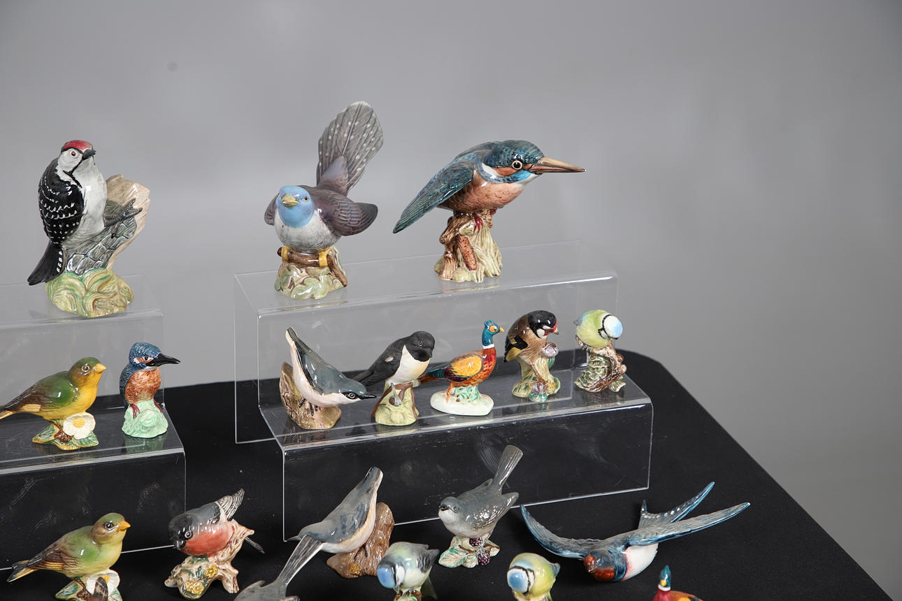 A COLLECTION OF BESWICK BIRDS. Ceramics & Porcelain - European