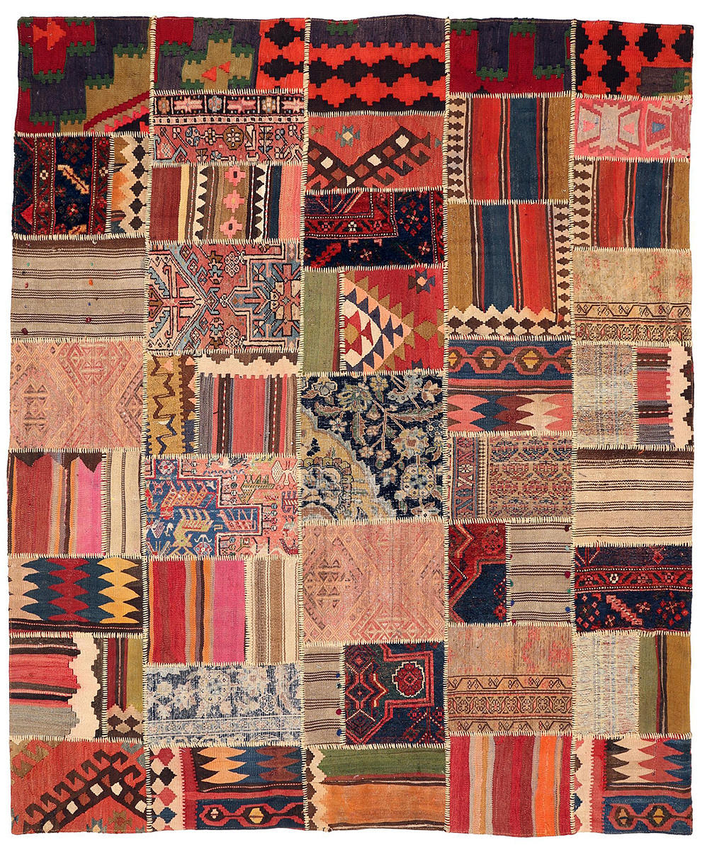 MATTA, Persisk, patchwork, 262x221 cm.