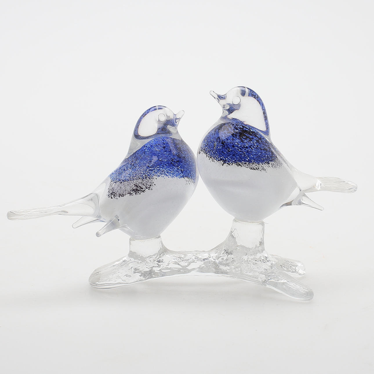 FIGURIN, glas, Germano Padoan, Gränna glasbruk, signerad, 1900-talets andra hälft.