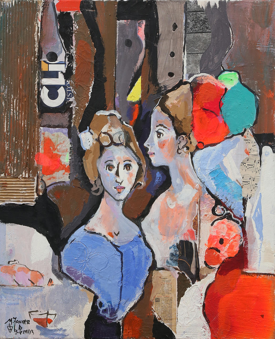 MIGUEL TORNER DE SEMIR. Two girls.