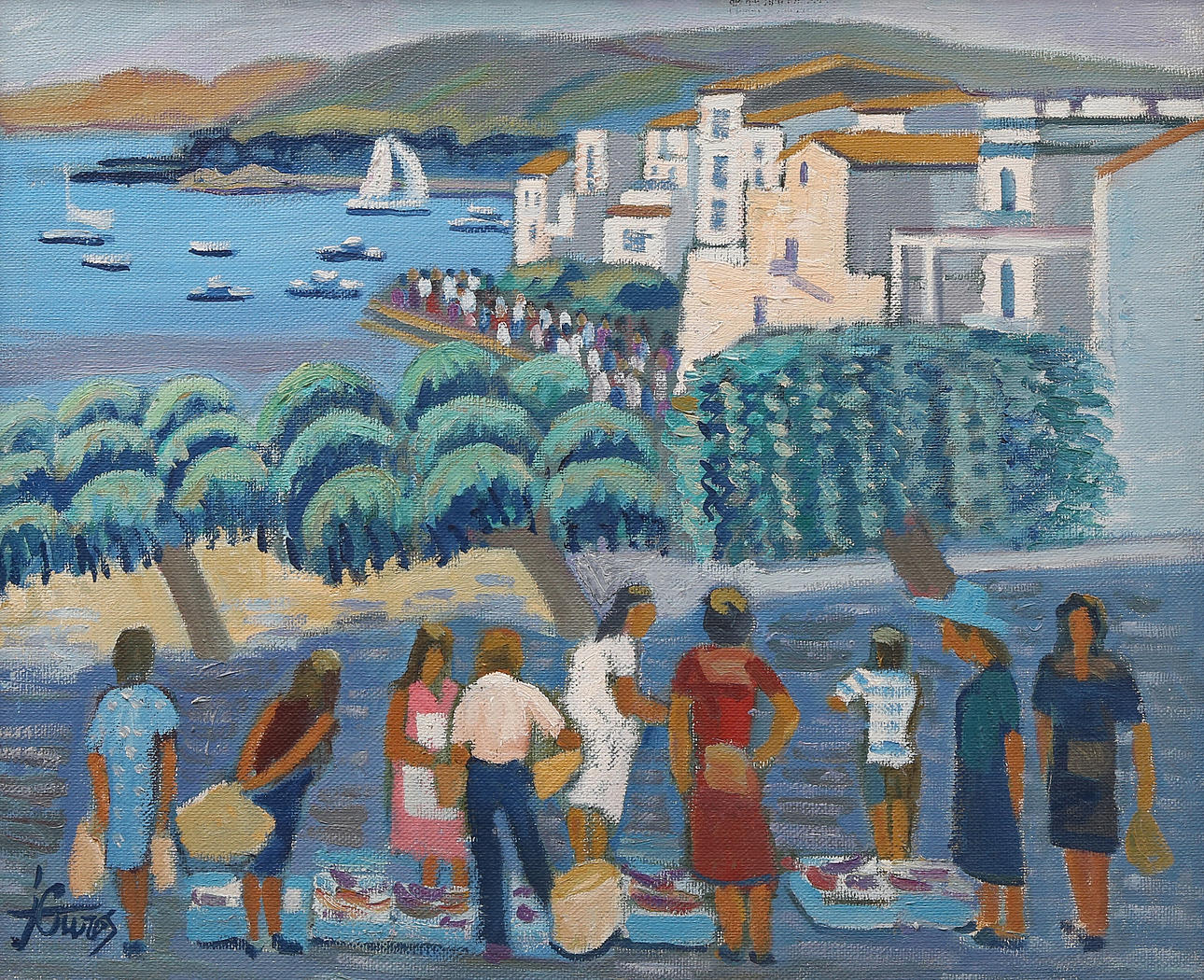 JORDI CURÓS. Seaside view.