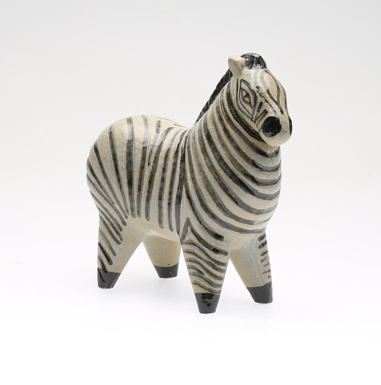 LISA LARSON. stengods, figur, "Zebra" ur serien Stora Zoo, Gustavsberg.