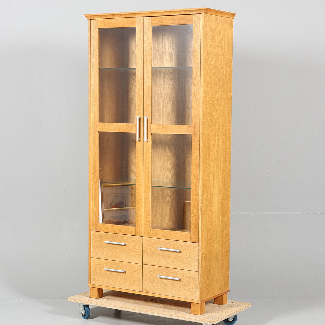 A contemporary display cabinet.