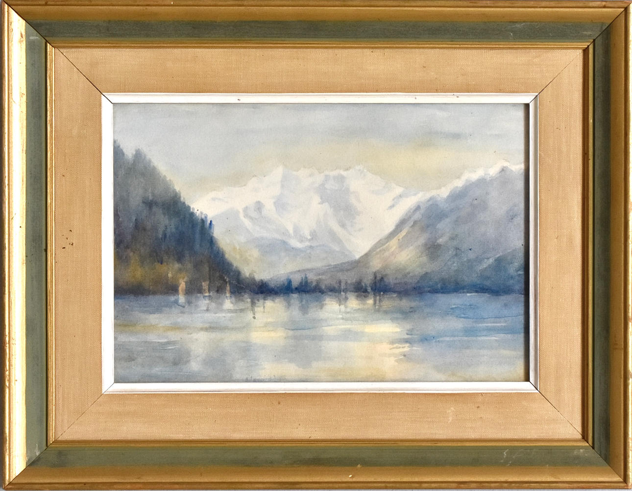 OIDENTIFIERAD KONSTNÄR. Watercolor.