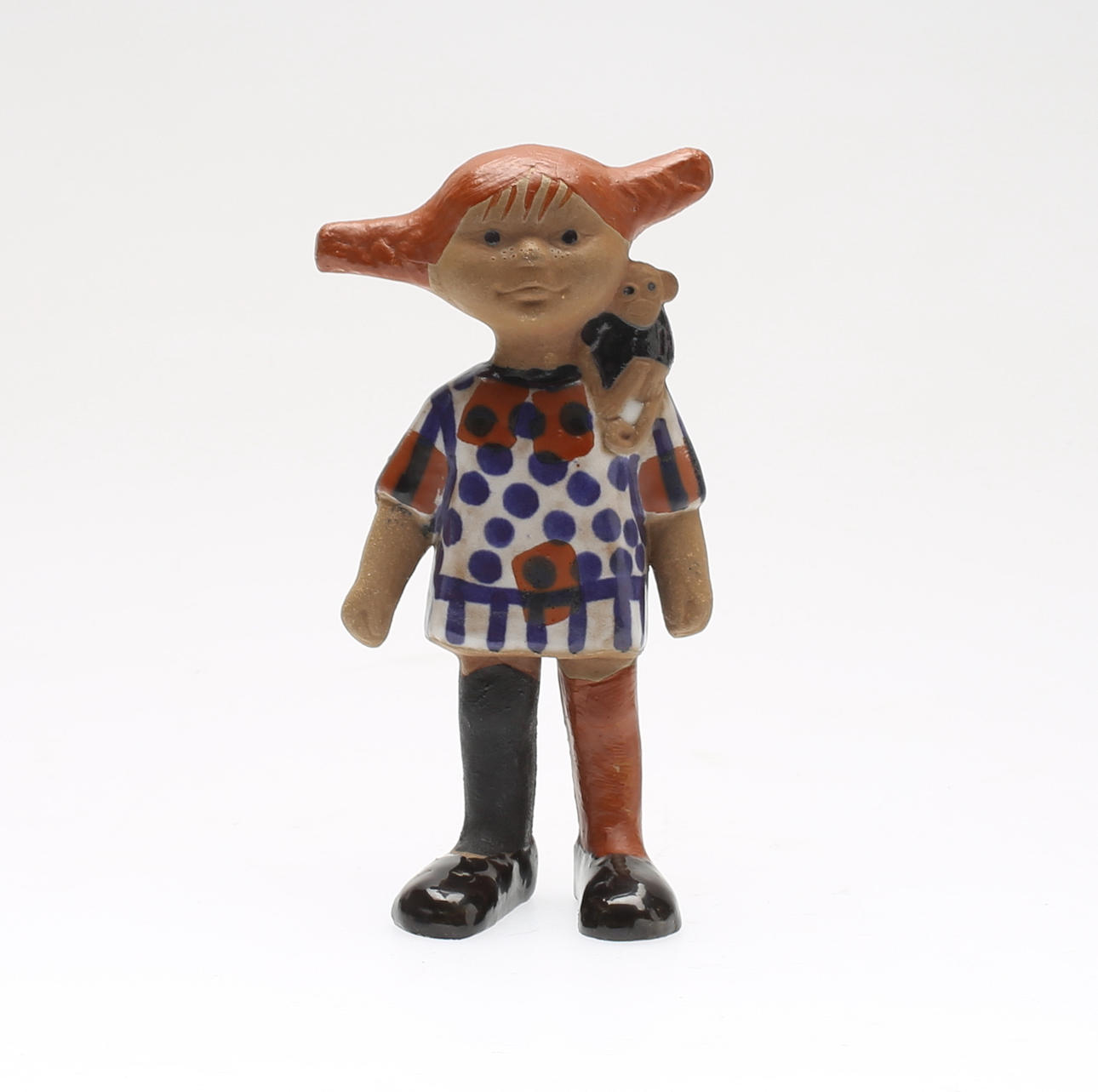 LISA LARSON. stengods, figur, "Pippi", Gustavsberg.
