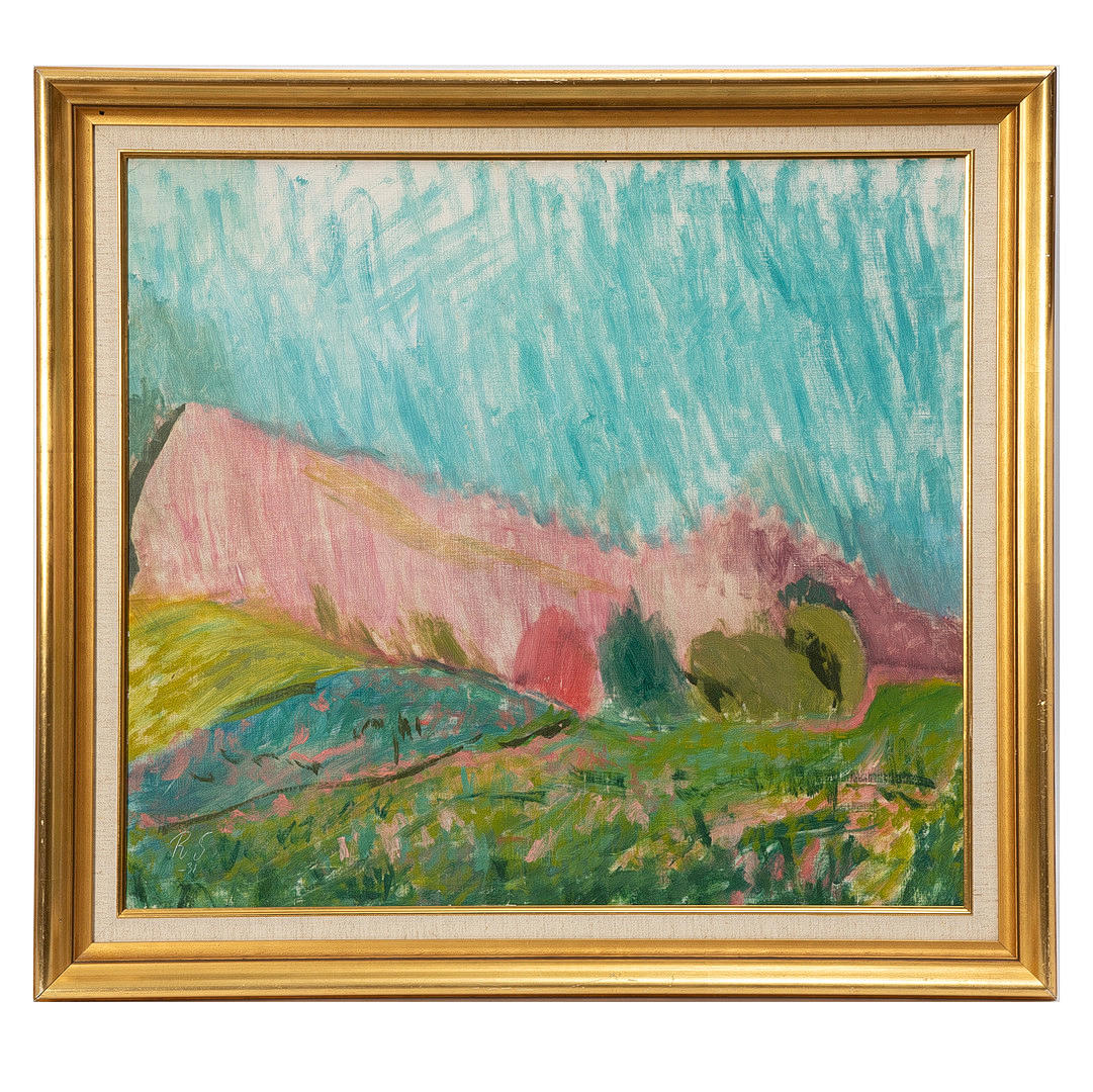 RAGNAR SANDBERG. Landskapsmotiv.