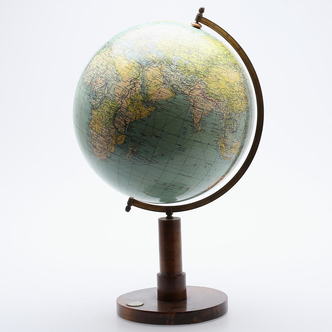 JORDGLOB, Prof. d:r Krauses Nya Handels-och Samfärdsglob, 1900-tal.