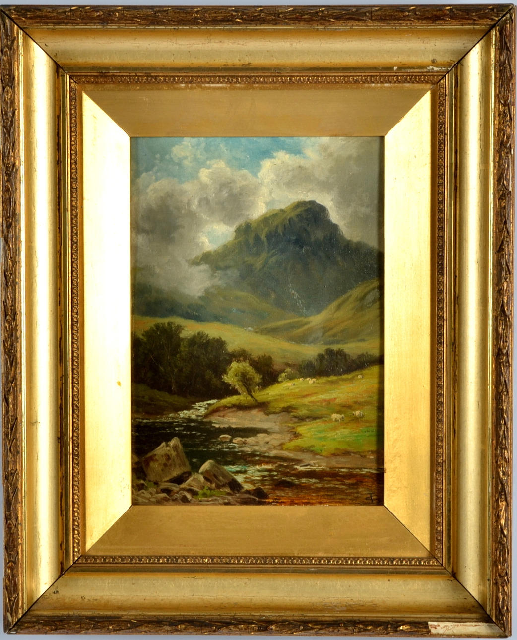 THOMAS SPINKS. Olja på pannå. 1800-tal.