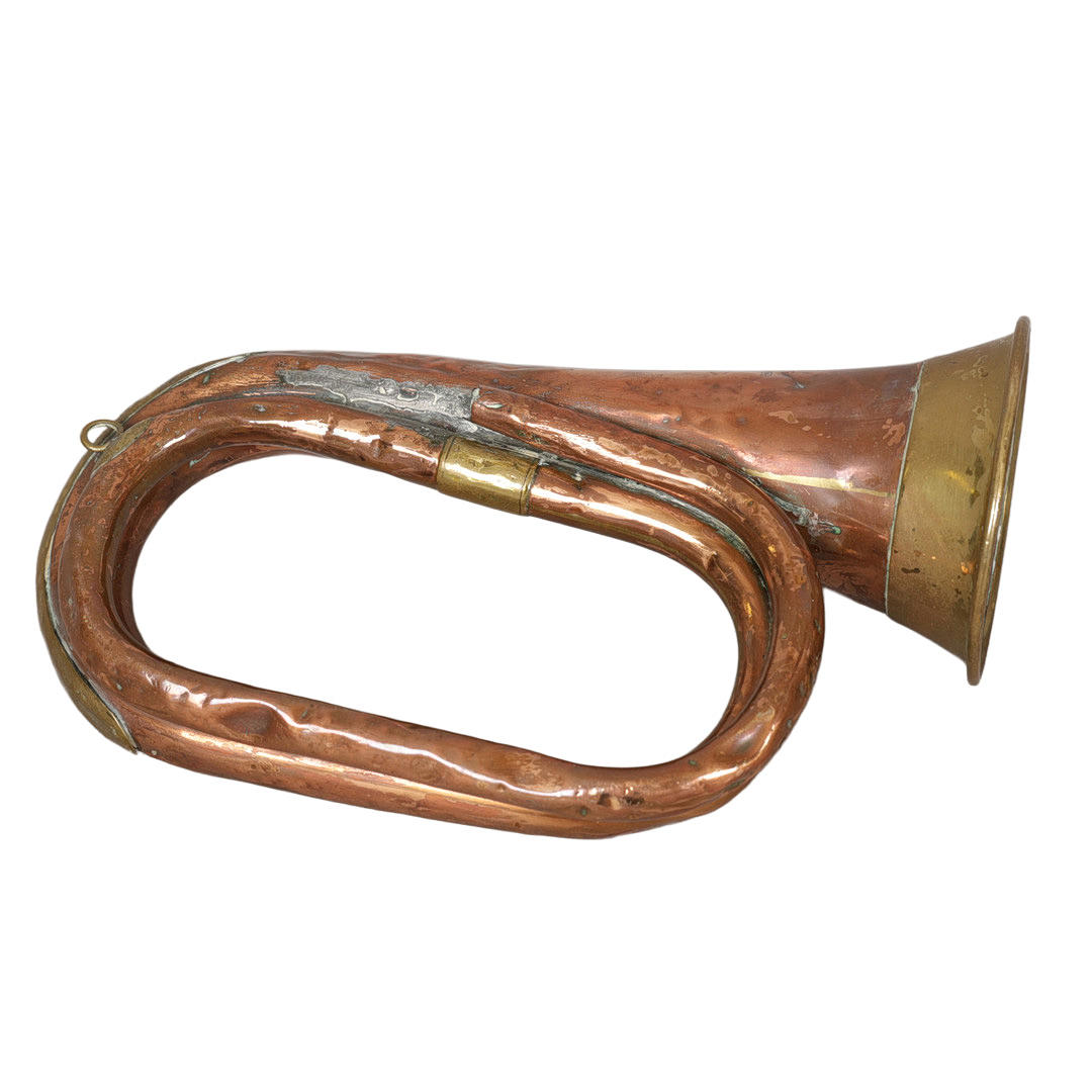 VICTORIAN B FLAT BUGLE.