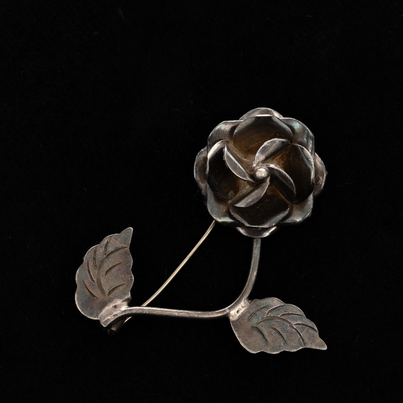 BROOCH, Sterling Silver, Mexico.