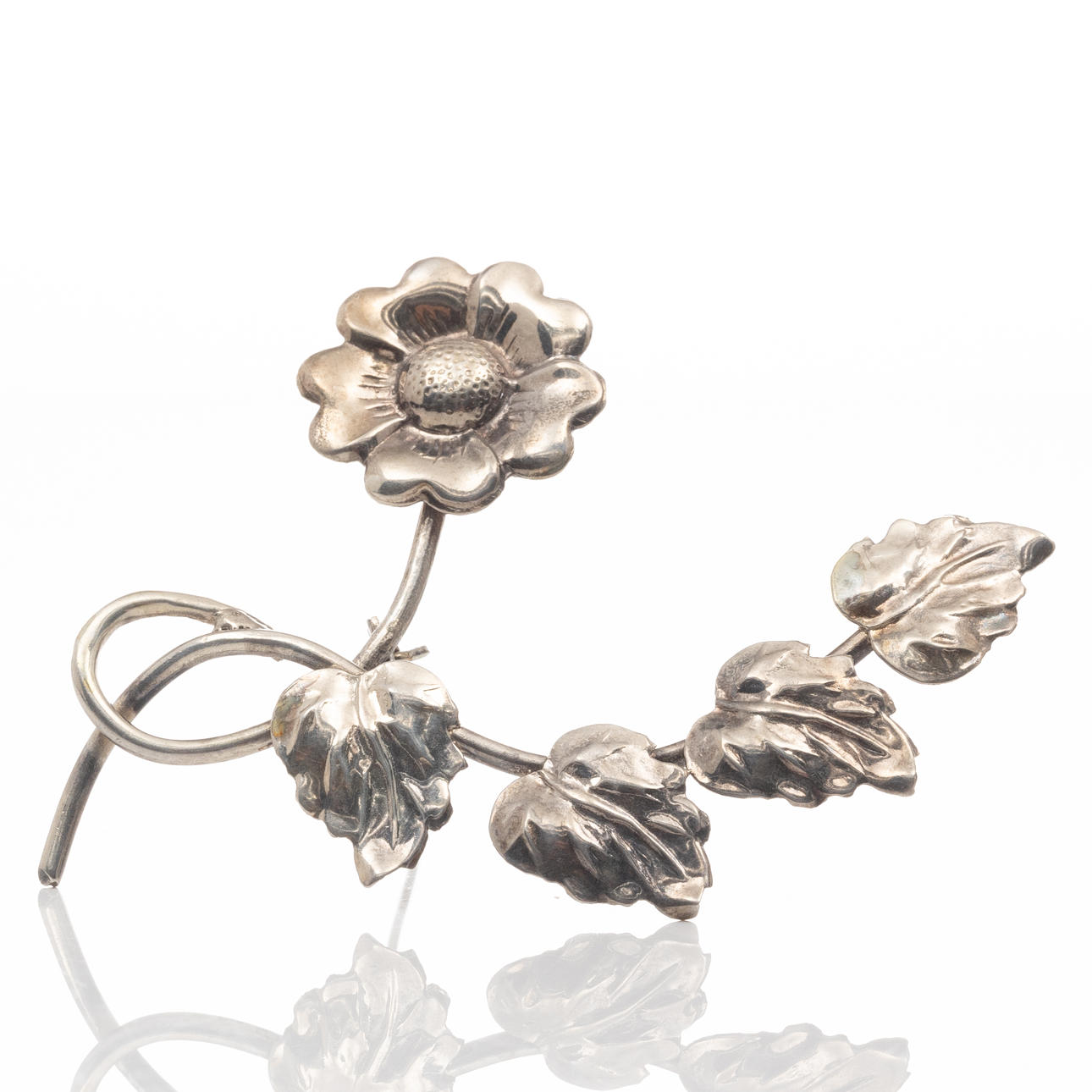 BROOCH, Silver, Hugo Grün & Co, 1945.