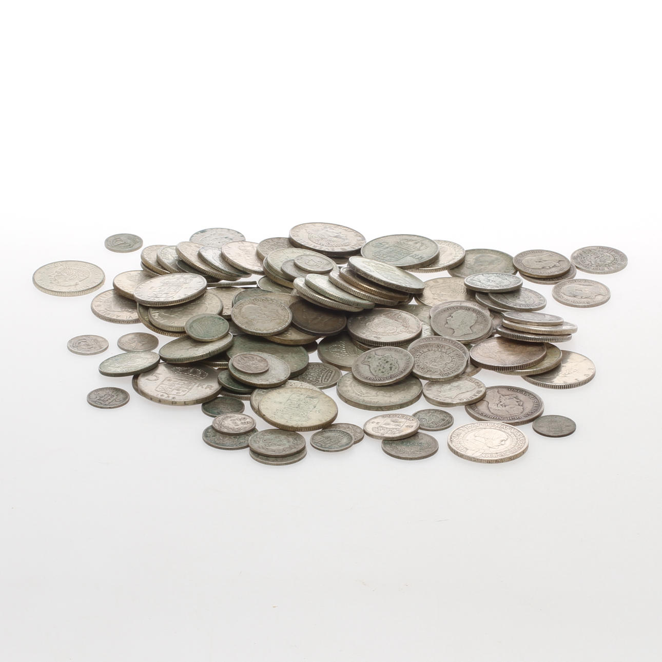 MYNT, silver 40-80%, Sverige, 1800/1900-tal.