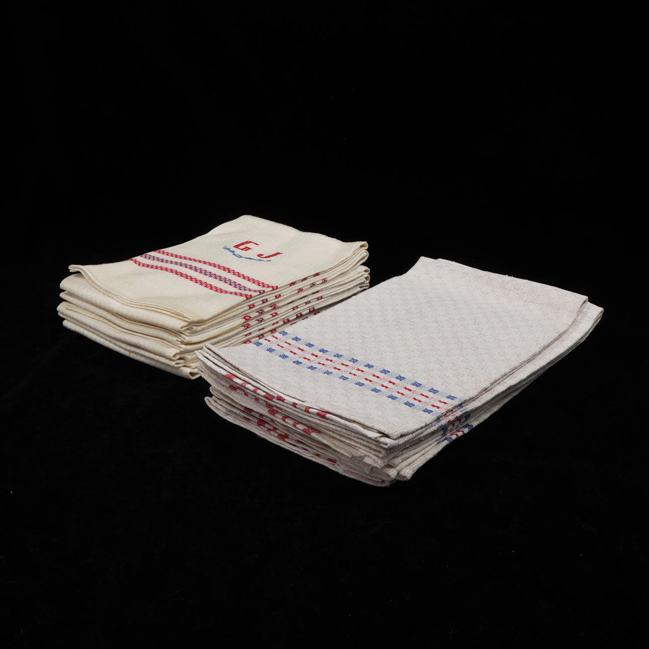 HANDDUKAR, 11 st, linne mm, 1900-tal.