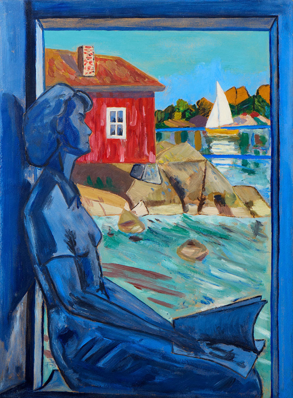 IVAR RÖNNBERG. Woman in window.