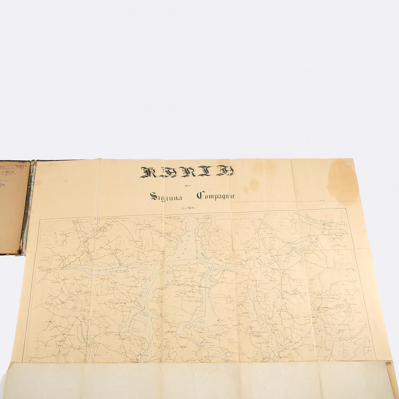 MAP, “Map of Sigtuna kompanie, 1856".