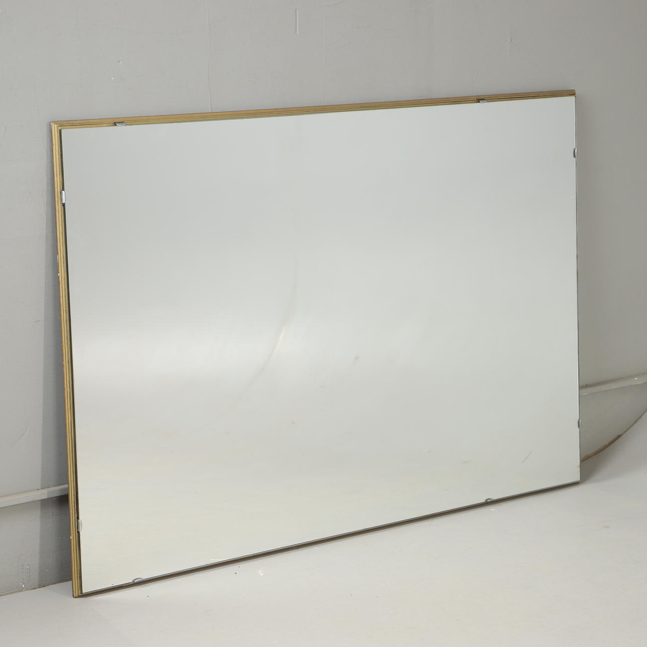 MIRROR, large model, painted wooden frame, 1940s.