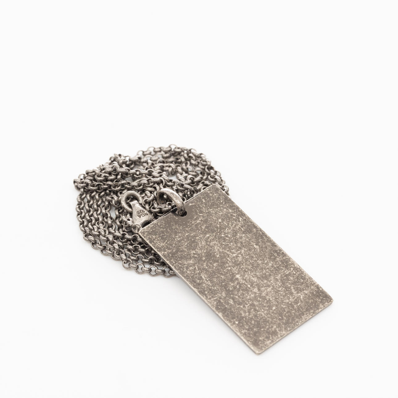 NECKLACE, Oxidized sterling silver.