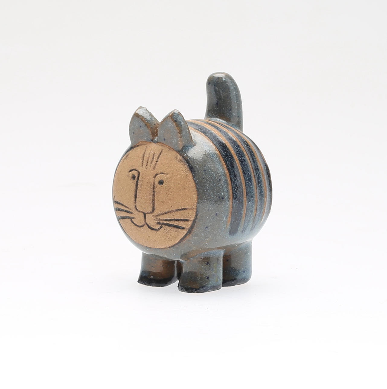 LISA LARSON. Figur, stengods, "Katt" ur serien "Menageri", Gustavsberg.