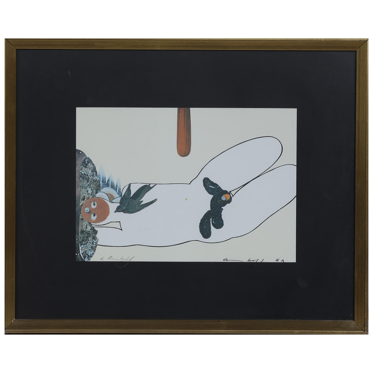 ÅKE ARENHILL. LITHOGRAPH E.A, SIGNED.