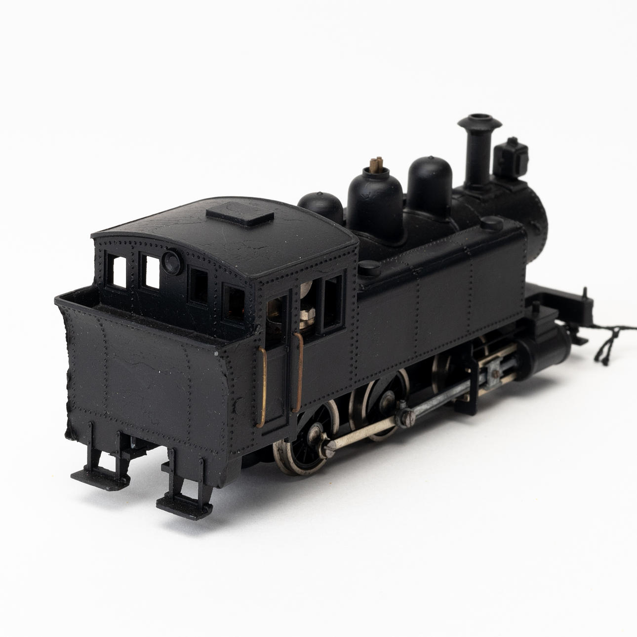 TENSHODO No 128 American tank locomotive 0-6-0. brass, black