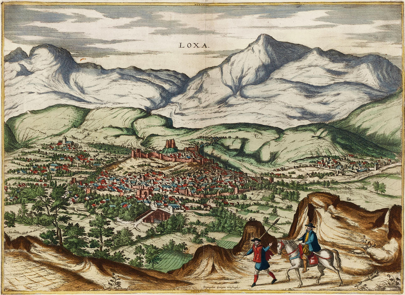 BRAUN/HOGENBERG, Loxa (Loja), 1582/93.